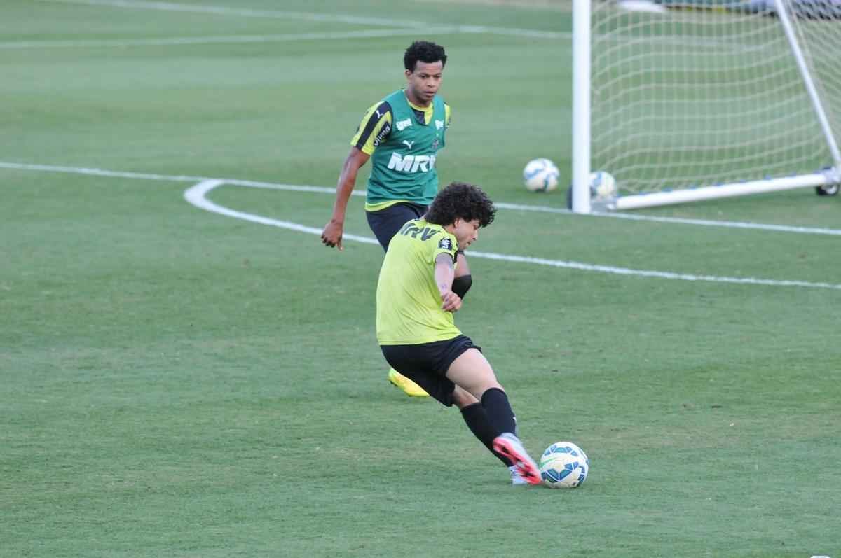 Imagens do treino do Atltico nesta sexta na Cidade do Galo