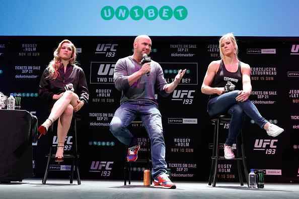 Estrelas femininas do UFC participam de Media Day com fs em Sydney