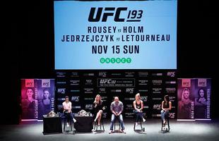 Estrelas femininas do UFC participam de Media Day com fs em Sydney