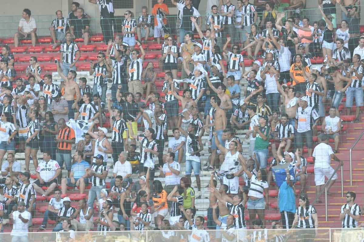 Torcedores do Atltico no Independncia durante a partida contra o Flamengo pelo Brasileiro