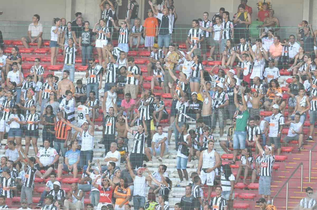 Torcedores do Atltico no Independncia durante a partida contra o Flamengo pelo Brasileiro