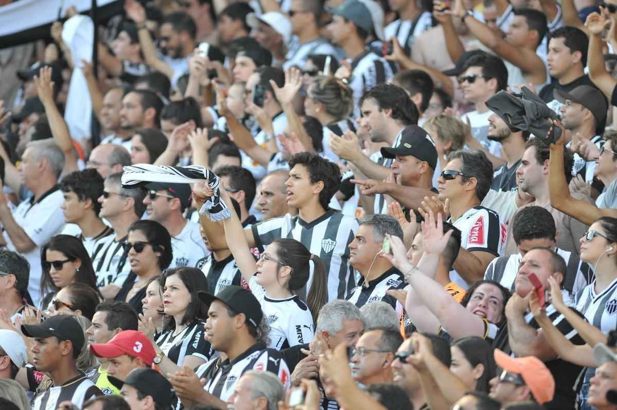 Torcedores do Atltico no Independncia na partida contra o Flamengo pelo Brasileiro