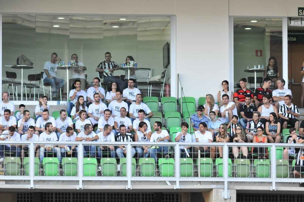 Torcedores do Atltico no Independncia na partida contra o Flamengo pelo Brasileiro