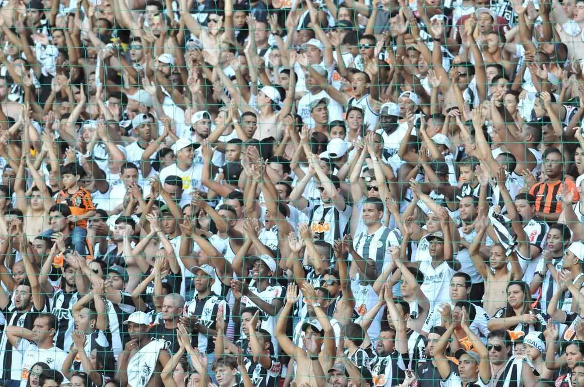 Torcedores do Atltico no Independncia na partida contra o Flamengo pelo Brasileiro