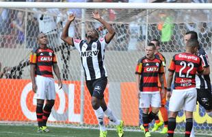 lances do primeiro tempo do jogo entre Atltico e Flamengo no Independncia