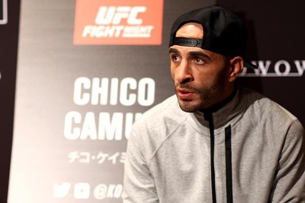 Imagens do Media Day do UFC em Tquio - Chico Camus na coletiva