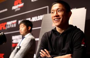 Imagens do Media Day do UFC em Tquio - Kyoji Horiguchi representa o Japo