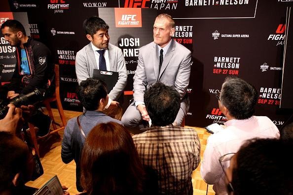 Imagens do Media Day do UFC em Tquio - Principais atraes do evento na coletiva