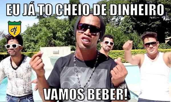 Sada de Ronaldinho do Fluminense virou meme nas redes sociais