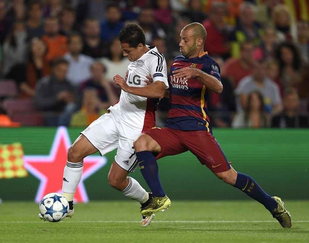 Fotos da partida entre Barcelona e Bayer Leverkusen, pela fase de grupos da Liga dos Campees 