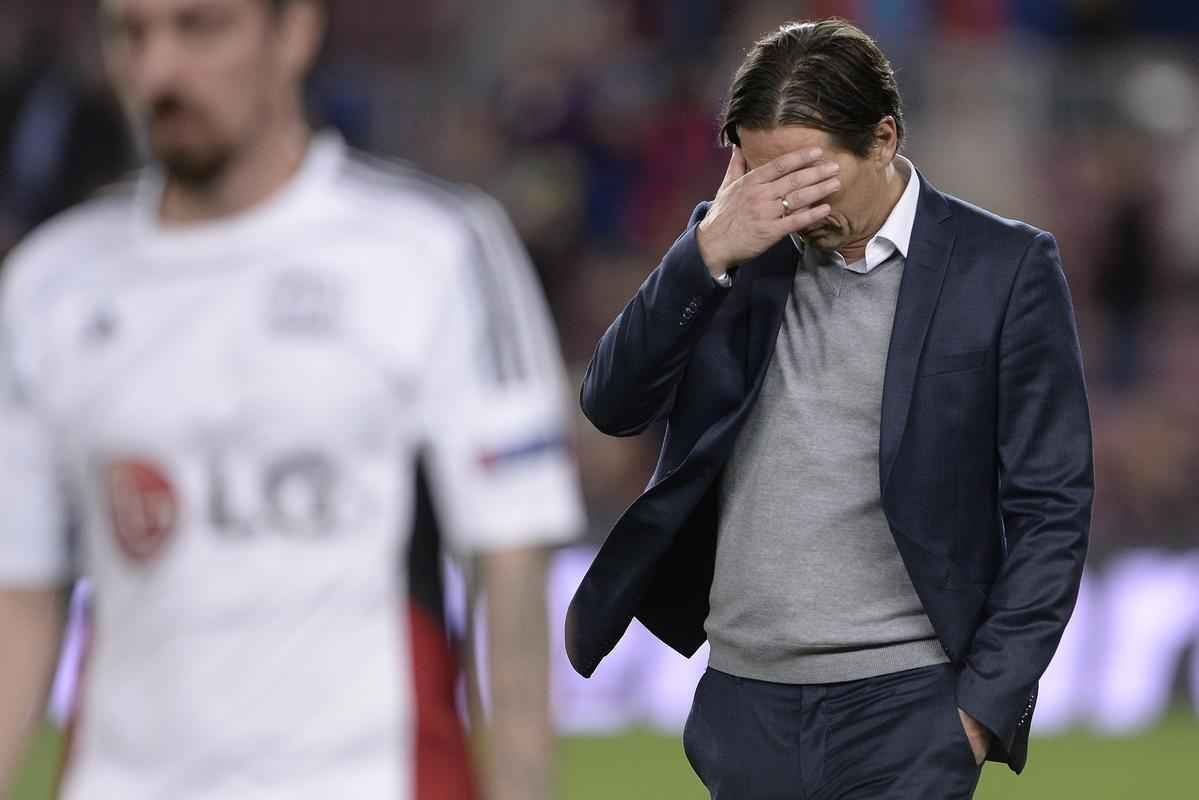 Fotos da partida entre Barcelona e Bayer Leverkusen, pela fase de grupos da Liga dos Campees 