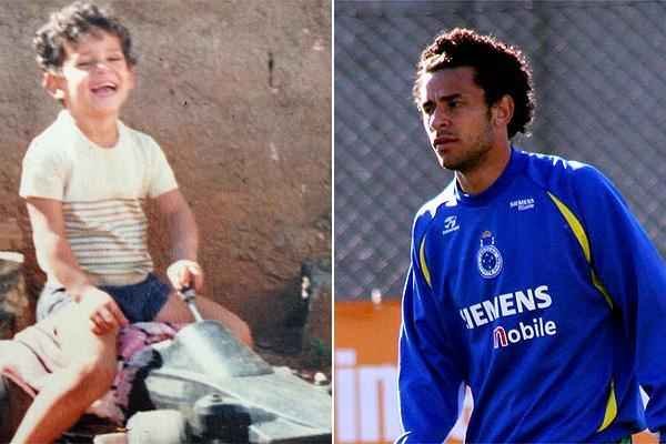 Ex-cruzeirense Fred durante a infncia