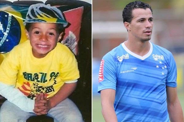 Leandro Damio na torcida pelo Brasil na Copa de 1994