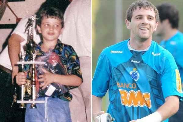 Ex-cruzeirense Montillo durante a infncia