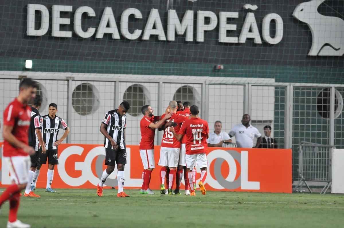 Imagens do jogo entre Atltico e Internacional no Independncia