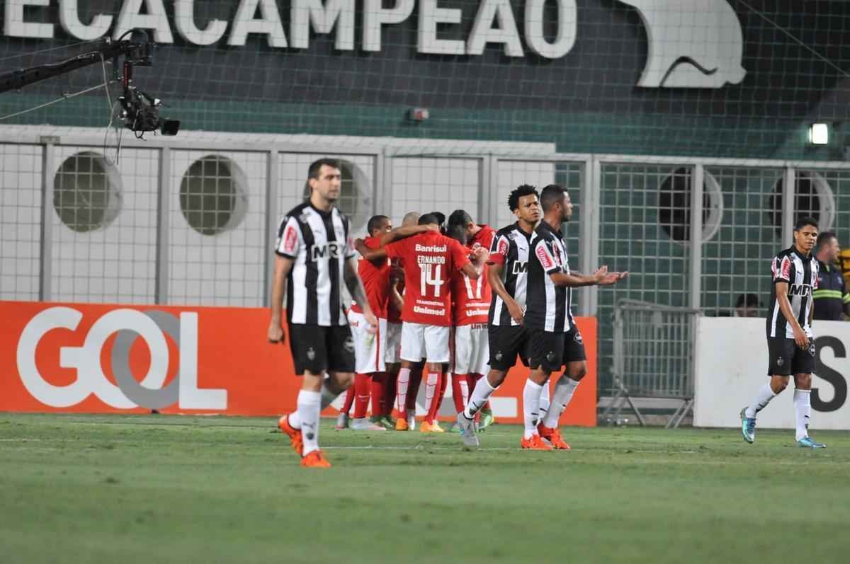 Imagens do jogo entre Atltico e Internacional no Independncia