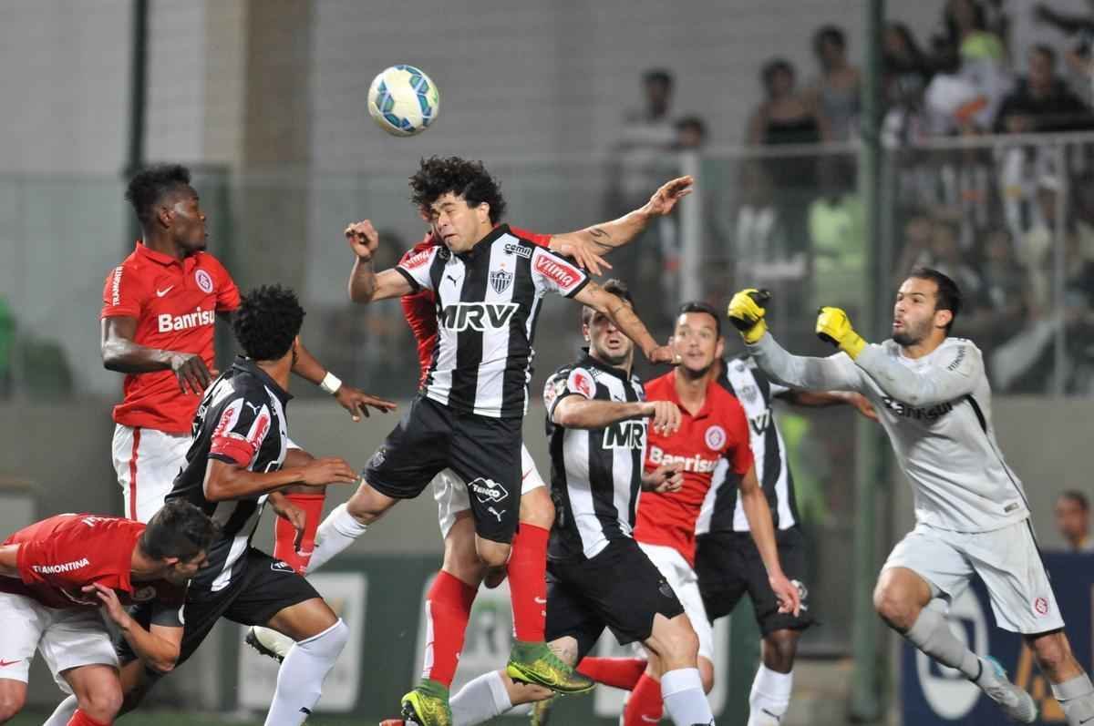 Imagens do jogo entre Atltico e Internacional no Independncia
