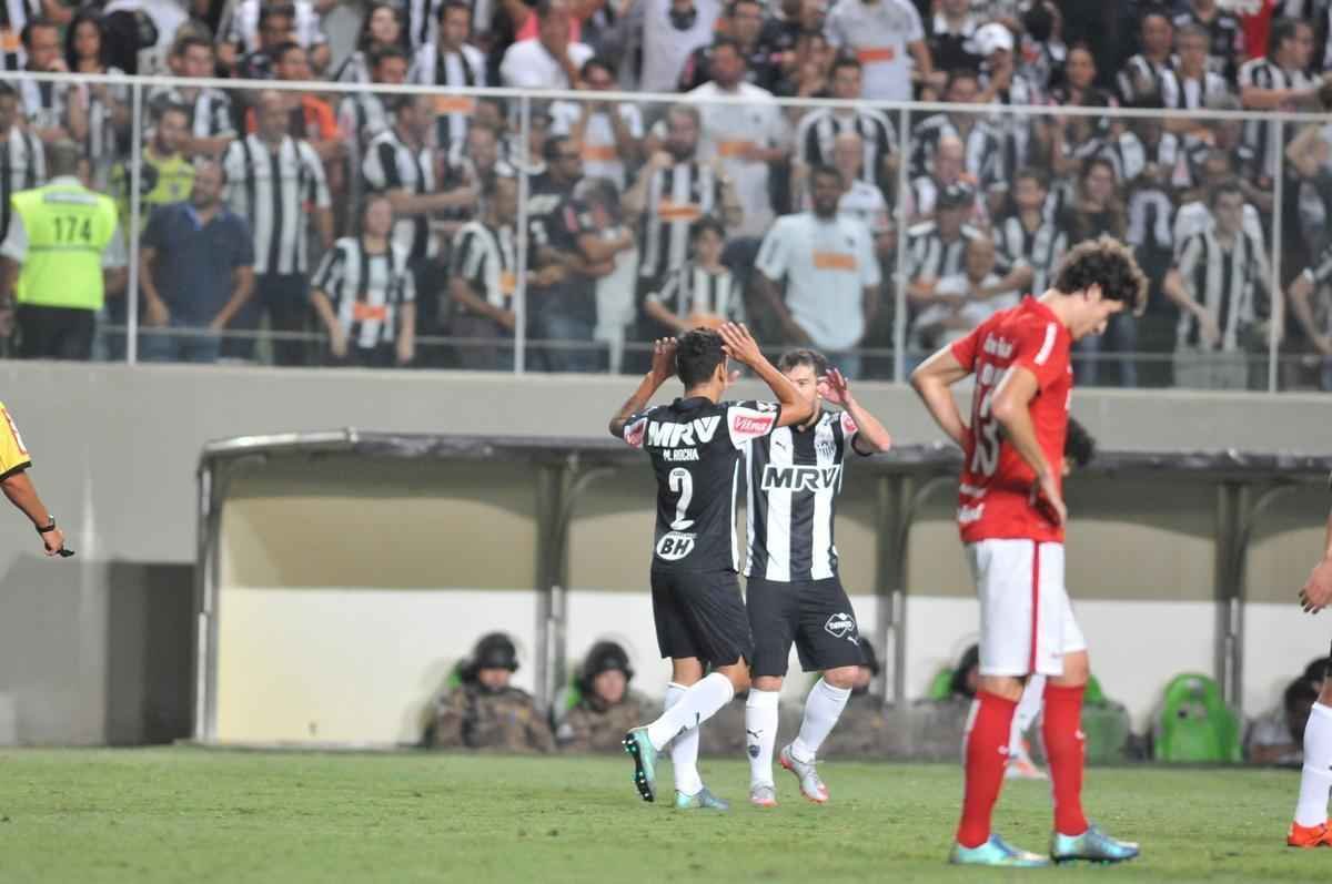 Imagens do jogo entre Atltico e Internacional no Independncia