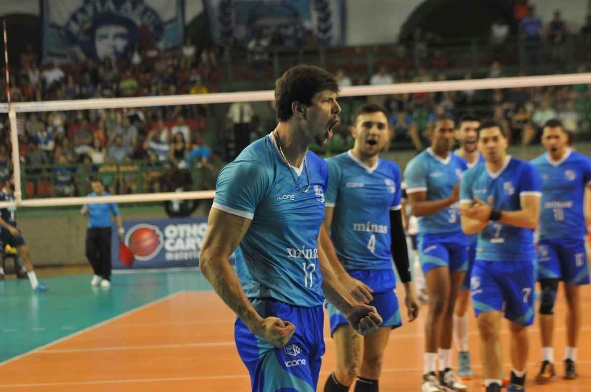Cruzeiro venceu partida emocionante contra o Minas Tnis Clube, por 3 sets a 2, e conquistou o ttulo do Campeonato Mineiro pela sexta vez consecutiva. As parciais da final, disputada no Ginsio do Riacho, em Contagem, foram 19/25, 25/18, 25/17, 23/25 e 15/13