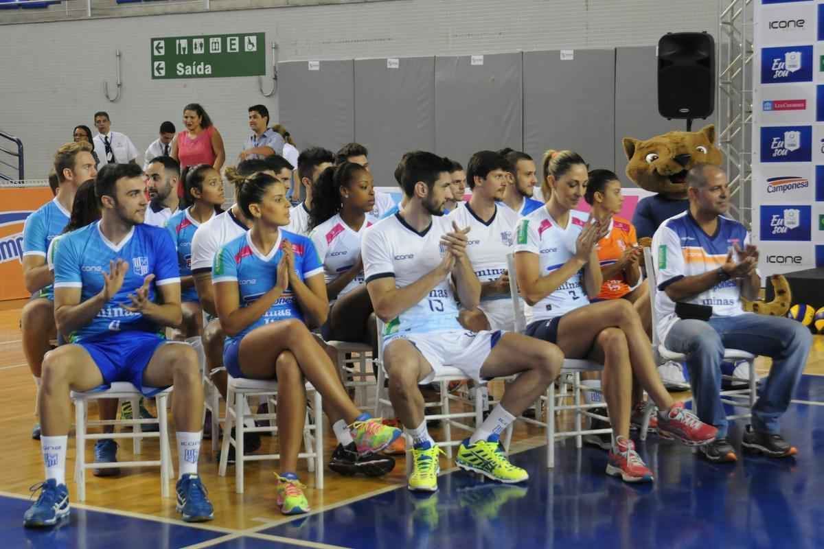 Diretoria do Minas apresenta suas equipes masculina e feminina para a Superliga