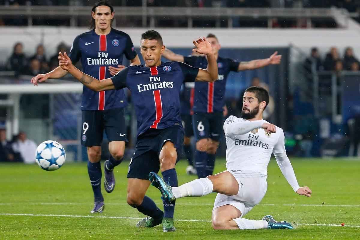 Veja imagens de PSG e Real Madrid pela Liga dos Campees