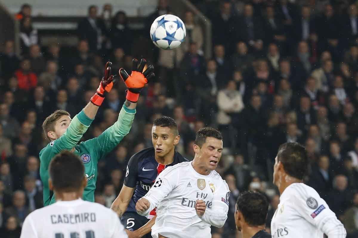 Veja imagens de PSG e Real Madrid pela Liga dos Campees