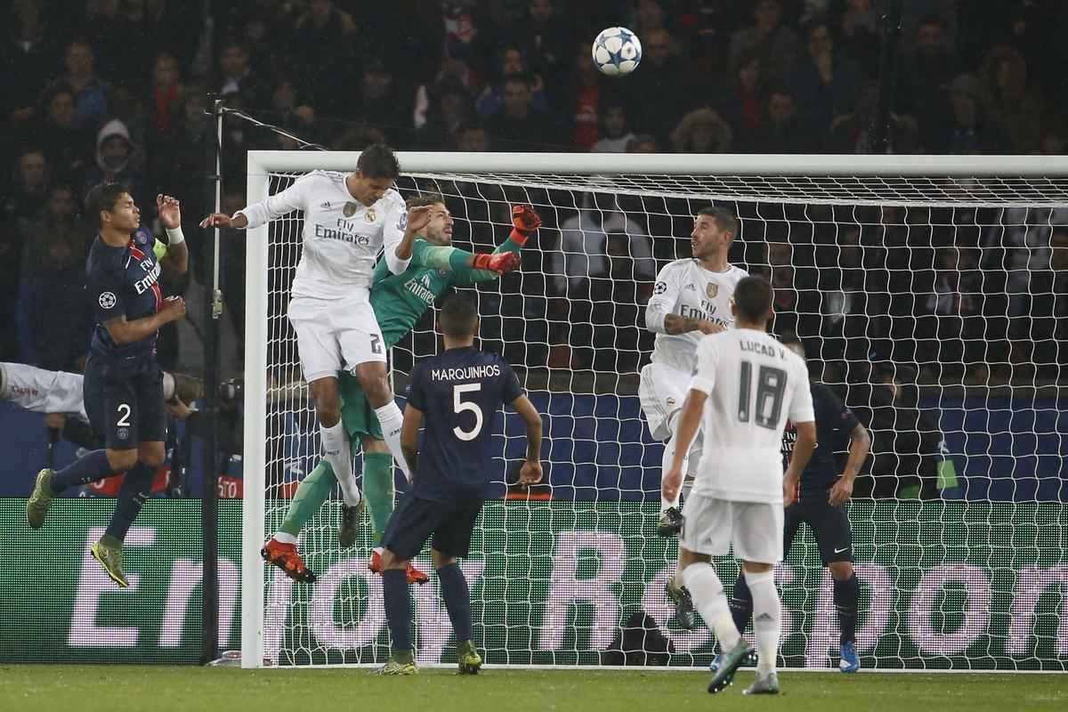 Veja imagens de PSG e Real Madrid pela Liga dos Campees