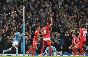 Veja fotos do jogo entre Manchester City e Sevilla pela Liga dos Campees