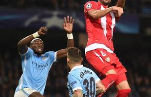 Veja fotos do jogo entre Manchester City e Sevilla pela Liga dos Campees