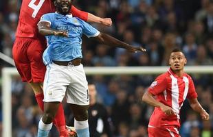 Veja fotos do jogo entre Manchester City e Sevilla pela Liga dos Campees