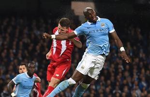 Veja fotos do jogo entre Manchester City e Sevilla pela Liga dos Campees