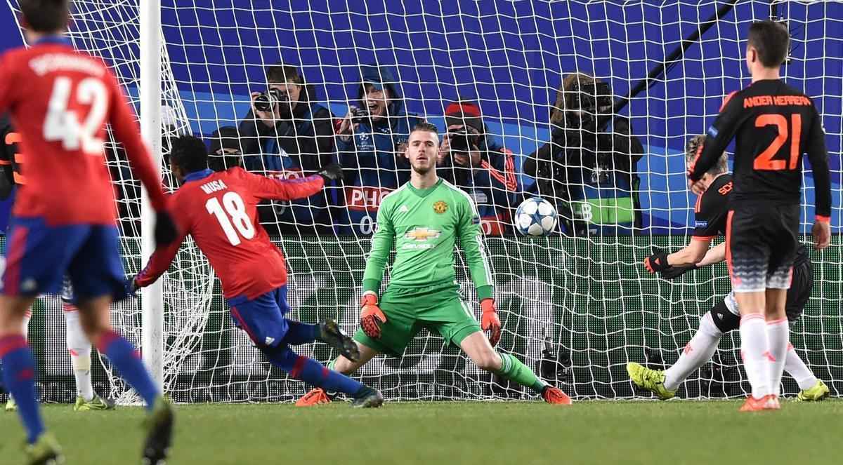 Fotos do jogo entre Manchester United e CSKA Moscou, pela Liga dos Campees