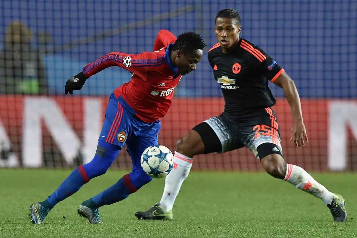 Fotos do jogo entre Manchester United e CSKA Moscou, pela Liga dos Campees