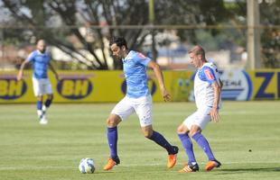 Equipe celeste se prepara para enfrentar o Gois, neste domingo, no estdio Serra Dourada