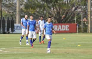 Equipe celeste se prepara para enfrentar o Gois, neste domingo, no estdio Serra Dourada