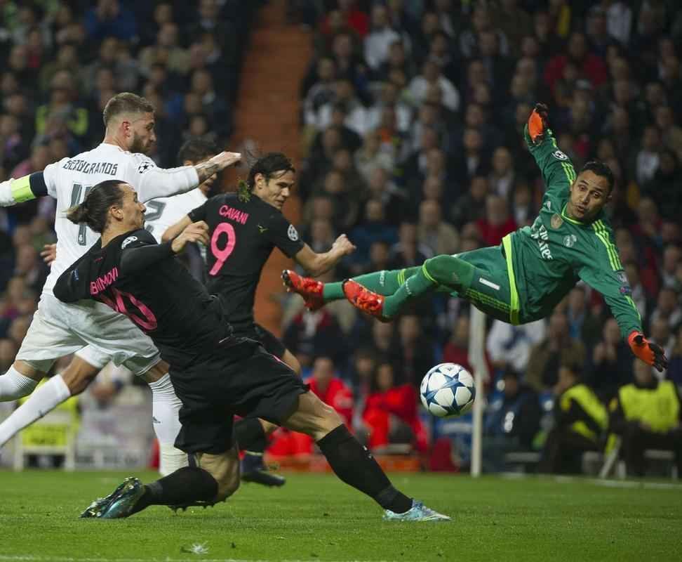 Veja fotos do jogo entre Real Madrid e Paris Saint-Germain no Estdio Santiago Bernabu
