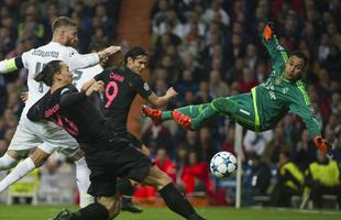 Veja fotos do jogo entre Real Madrid e Paris Saint-Germain no Estdio Santiago Bernabu
