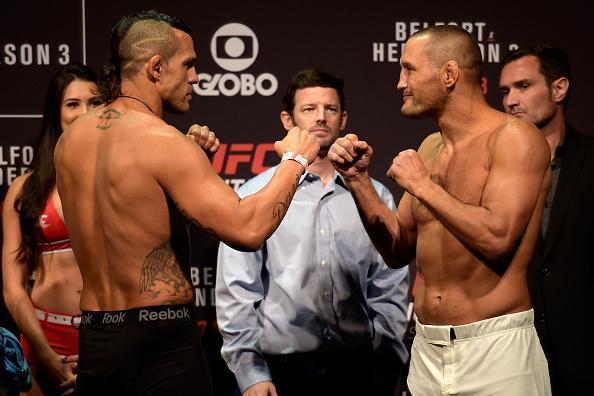 Imagens da pesagem do UFC Fight Night em So Paulo - Belfort encara Dan Henderson