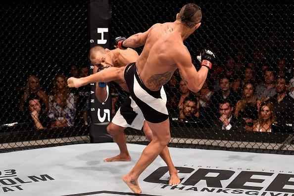 Veja a galeria de fotos do super nocaute de Vitor Belfort