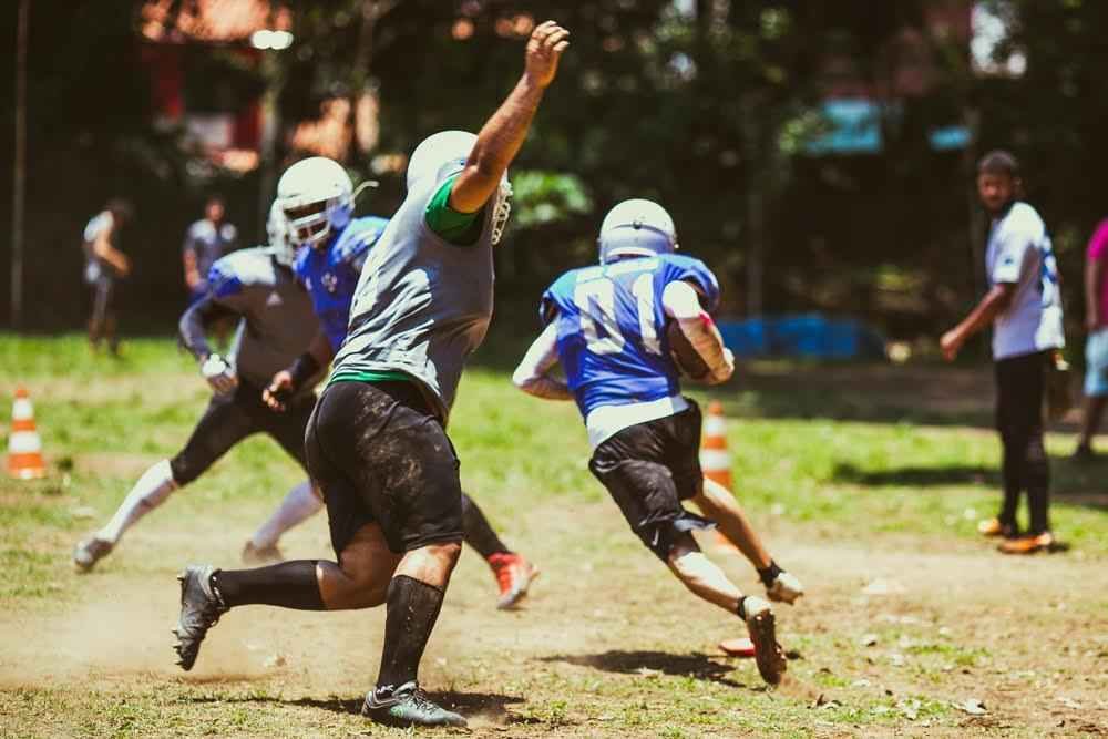 Veja imagens da seletiva do Get Eagles Futebol Americano