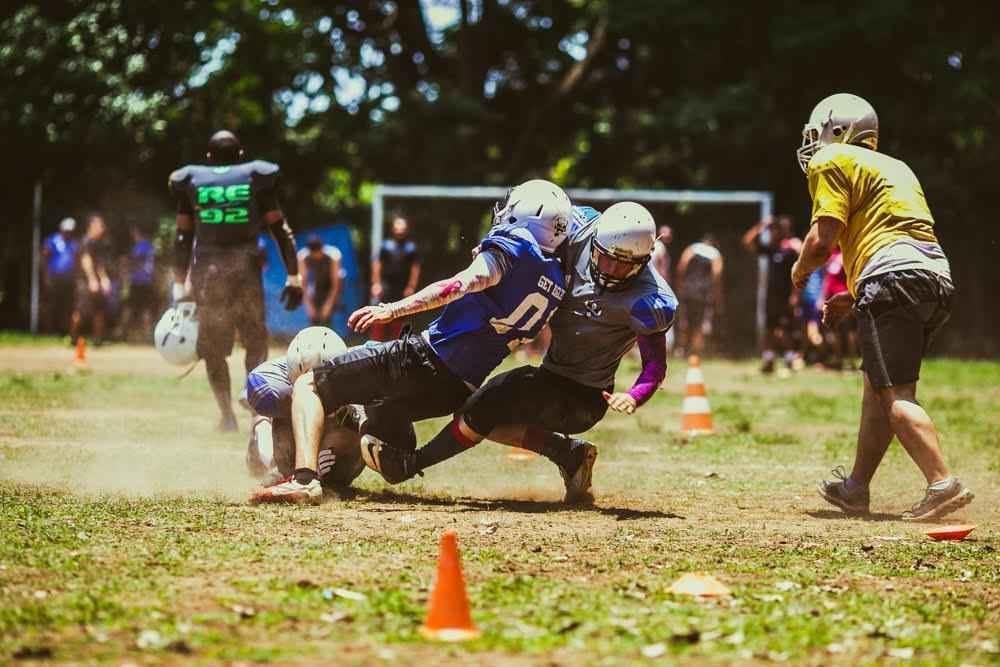 Veja imagens da seletiva do Get Eagles Futebol Americano