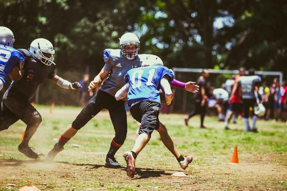 Veja imagens da seletiva do Get Eagles Futebol Americano