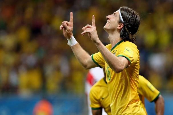 Imagens do jogo entre Brasil x Peru em Salvador