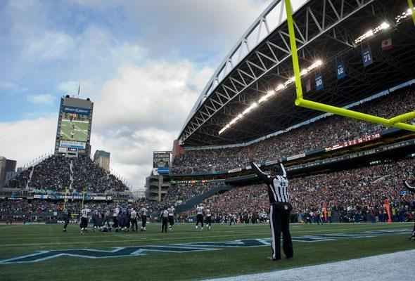 O CenturyLink Field fica em Seattle, no estado de Whashington, e pode receber 67.000 espectadores