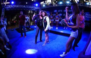 Imagens do treino aberto do UFC em Monterrey - Jessica Aguilar, atleta peso palha do UFC
