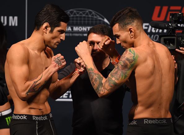 Imagens da pesagem do UFC em Monterrey - Gabriel Benitez x Andre Fili