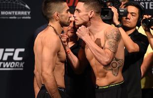 Imagens da pesagem do UFC em Monterrey - Ricardo Lamas x Diego Sanchez
