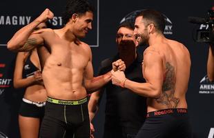 Imagens da pesagem do UFC em Monterrey - Erick Montano x Enrique Marin