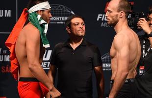 Imagens da pesagem do UFC em Monterrey - Hector Urbina x Bartosz Fabinski