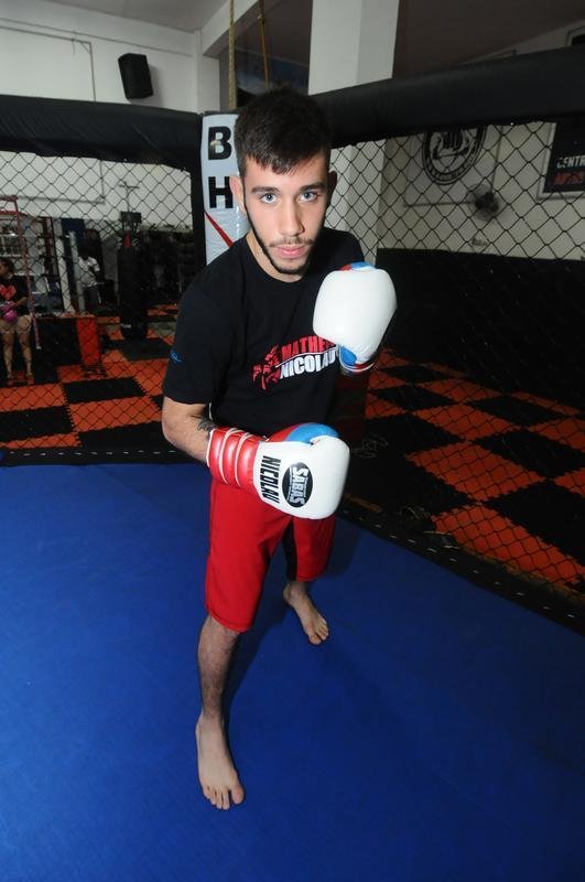 Imagens da entrevista do Superesportes com o mineiro Matheus Nicolau